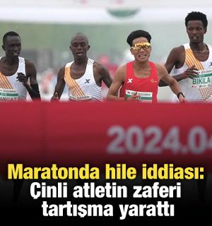 Maratonda hile iddiası: Çinli atletin zaferi tartışma yarattı
