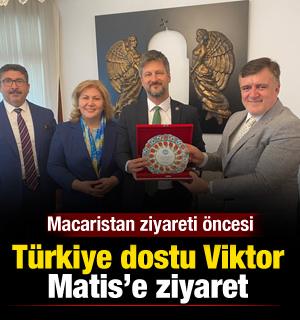 Türk Dünyası Arabulucular Birliği'nden Türkiye dostu Viktor Matis'e ziyaret
