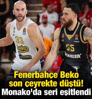 Fenerbahçe Beko son çeyrekte düştü! Monako'da seri eşitlendi