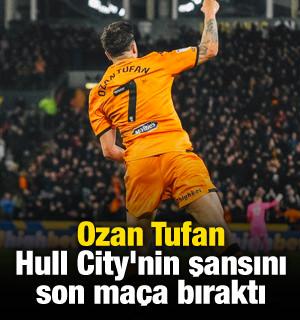 Ozan Tufan Hull City'nin şansını son maça bıraktı