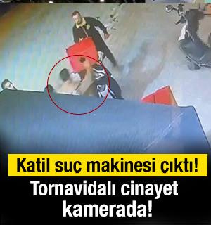 Tornavidalı cinayetin güvenlik kamerası görüntüleri ortaya çıktı!