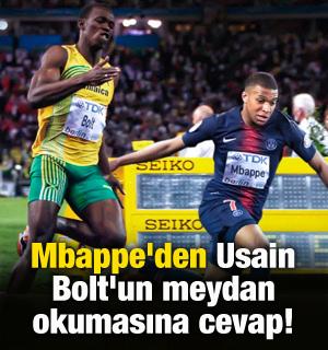 Mbappe'den Usain Bolt'un meydan okumasına cevap!
