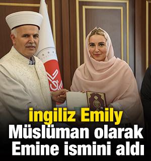 İngiliz Emily nişanlısı sayesinde Müslüman olarak Emine ismini aldı