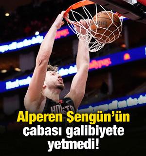 Alperen Şengün'ün çabası yetmedi!