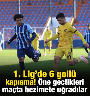 1. Lig'de 6 goll&uuml; ma&ccedil;! &Ouml;ne ge&ccedil;tikleri ma&ccedil;ta hezimete uğradılar