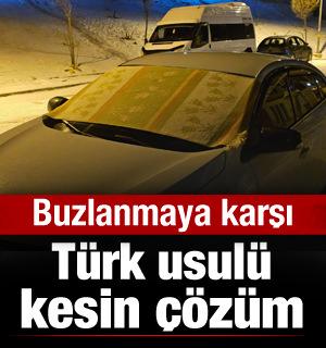 &Ouml;n cam buzlanmasına karşı T&uuml;rk usul&uuml; kesin &ccedil;&ouml;z&uuml;m