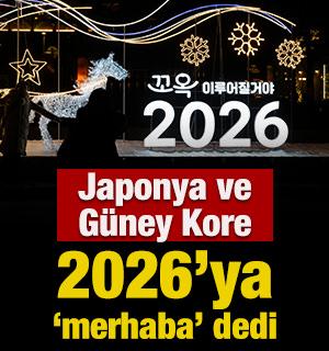 Japonya ve G&uuml;ney Kore, 2026&rsquo;ya &lsquo;merhaba&rsquo; dedi