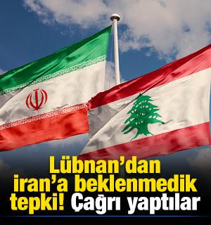 L&uuml;bnan'dan İran'a beklenmedik tepki! &Ccedil;ağrı yaptılar