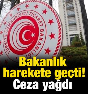 Bakanlık harekete geçti! Ceza yağdı