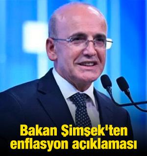 Bakan Şimşek'ten enflasyon a&ccedil;ıklaması!