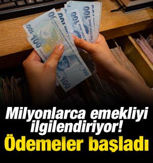 Emeklilerin fark &ouml;demeleri hesaplara yatırıldı