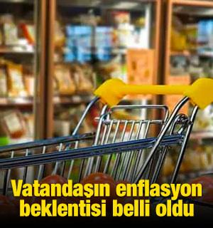 Vatandaşın enflasyon beklentisi a&ccedil;ıklandı