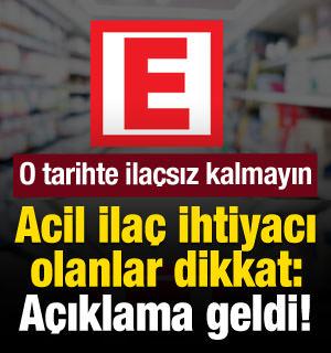 1 Mayıs’ta eczane arayanlar dikkat: 1 Mayıs’ta eczanelerin durumu belli oldu!