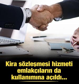 e-Devlet'ten kira sözleşmesi hizmeti emlakçıların da kullanımına açıldı