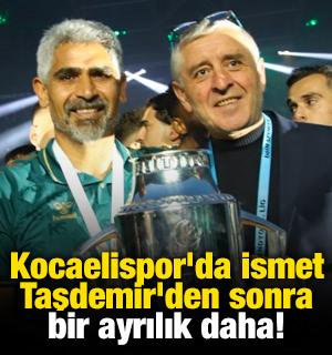 Kocaelispor'da İsmet Taşdemir'den sonra bir ayrılık daha!
