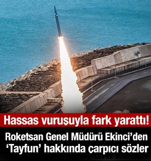 Yerli hipersonik balistik füze "Tayfun"  dosta güven düşmana korku salıyor