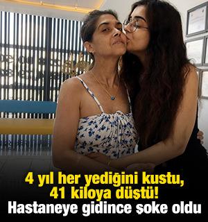 4 yıl her yediğini kustu, 41 kiloya düştü! Hastaneye gidince şoke oldu