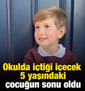 Okulda içtiği içecek 5 yaşındaki çocuğun sonu oldu