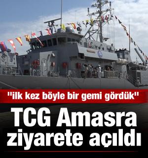 "İlk kez böyle bir gemi gördük"