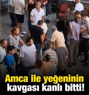 Amca ile yeğeninin kavgası kanlı bitti!