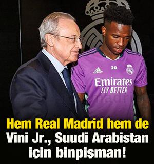 Hem Real Madrid hem de Vinicus, Suudi Arabistan için binpişman!