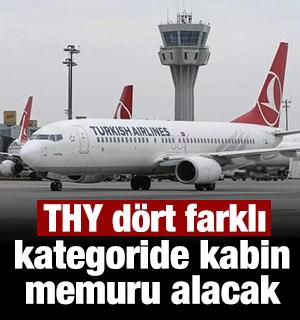 THY dört farklı kategoride kabin memuru alacak