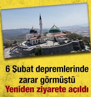 6 Şubat depremlerinde zarar alan Hz. Ukkaşe Türbesi yeniden ziyarete açıldı