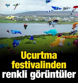 İrlanda Uçurtma Festivali renkli görüntülere sahne oldu