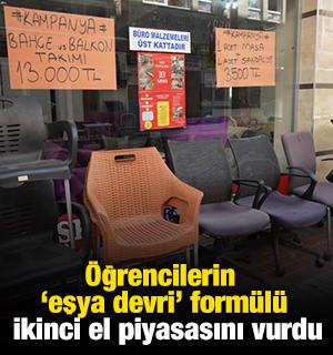 Öğrencilerin ‘eşya devri’ formülü ikinci el piyasasını vurdu