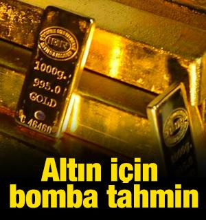 Dev bankalardan altın i&ccedil;in bomba tahmin!