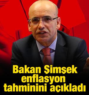 Bakan Şimşek, yıl sonu enflasyon tahmini açıkladı