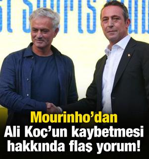 Ali Koç'un seçilmemesine sevindi mi? Mourinho'dan seçim yorumu
