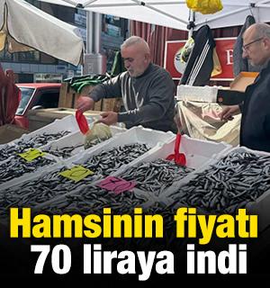 Hamsinin fiyatı 70 liraya indi