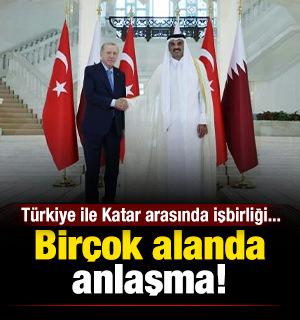 Son dakika...Türkiye ile Katar arasında işbirliği... Birçok alanda anlaşma! 