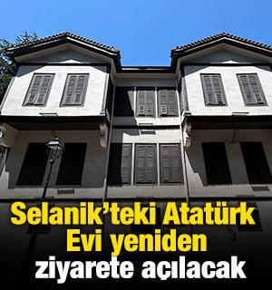 Selanik'teki Atatürk Evi yeniden ziyarete açılacak