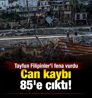 Tayfun Filipinler'i fena vurdu! Can kaybı 85'e çıktı!