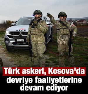 Türk askeri, Kosova'da devriye faaliyetlerine devam ediyor