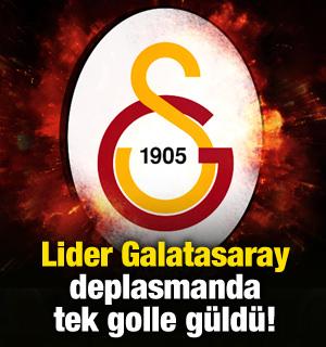 Lider Galatasaray deplasmanda tek golle güldü!
