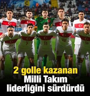 2 golle kazanan Milli Takım liderliğini sürdürdü