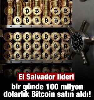 El Salvador lideri bir günde 100 milyon dolarlık Bitcoin satın aldı!