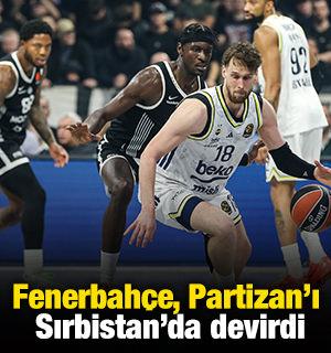 Fenerbahçe, Partizan'ı Sırbistan'da devirdi