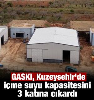 GASKİ, Kuzeyşehir'de içme suyu kapasitesini 3 katına çıkardı