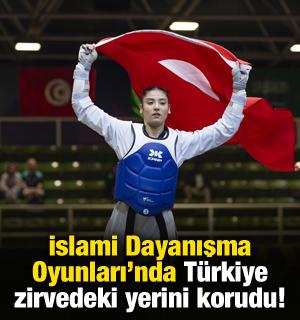  İslami Dayanışma Oyunları'nda Türkiye zirvedeki yerini korudu