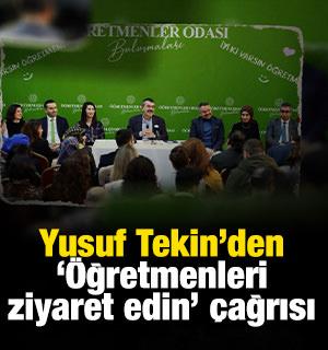 Milli Eğitim Bakanı Tekin'den "24 Kasım haftasında öğretmenleri ziyaret edin" çağrısı