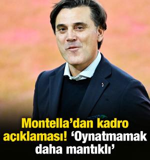 Montella'dan İspanya maçı öncesi kadro açıklaması! 'Oynatmamak daha mantıklı geliyor'