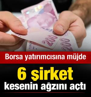  Güzel haber geldi! Borsa'da 6 şirket için temettü tarihleri kesinleşti