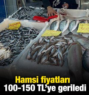 Hamsi fiyatları 100-150 TL'ye geriledi