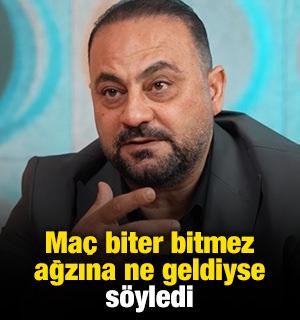 Hasan Şaş maç biter bitmez ağzına geleni saydı: 'Bu maçı katlettin'