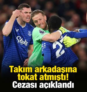 Takım arkadaşına tokat atmanın bedelini ağır ödedi!