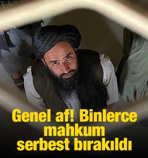 Taliban'dan genel af! Binlerce mahkum serbest bırakıldı